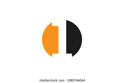 one or 1 Digit Logo Design Template