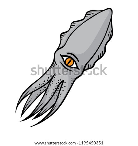 THE ONE is about the figure of a cuttlefish with one eye with a blank view and a mysterious attitude