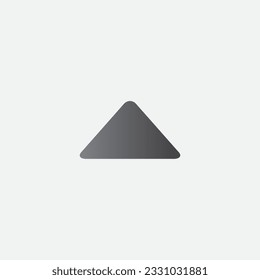 One Up Arrow Icon Vector Editable Color