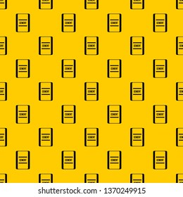 One bag of cement pattern seamless vector repeat geometric yellow for any design