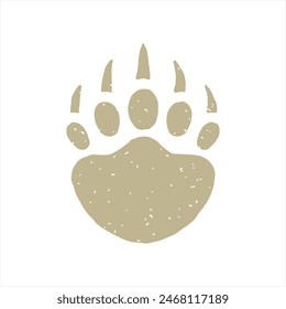 Vector con logo de one bear paw