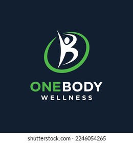 One Body logo with letter B