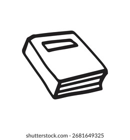 Un elemento de diseño de boceto de libro