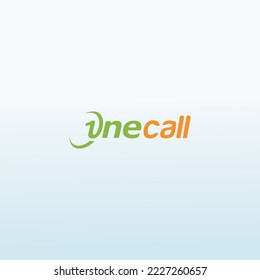 ONE CALL logo design idea