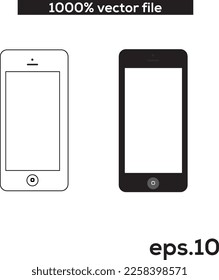 One camera mobile phone vector illustration ,creative camera phone design icon