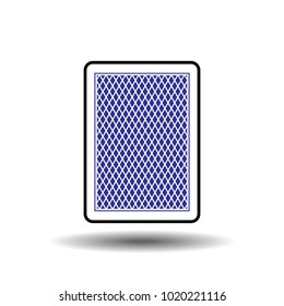 One card vector illustration