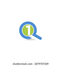 one circle icon logo design