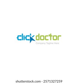 One Click Doctor Logo Design