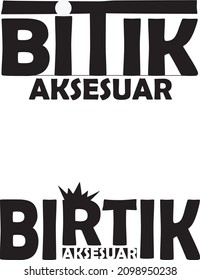 one click logo vector accessory design