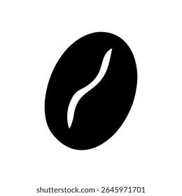 Un diseño de ilustración plana de Vector de silueta de café.