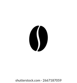 Um café foi silhueta vetor plano projeto de ilustração.