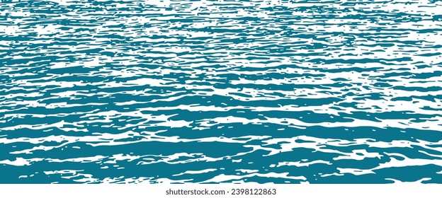 One color background with ocean waves