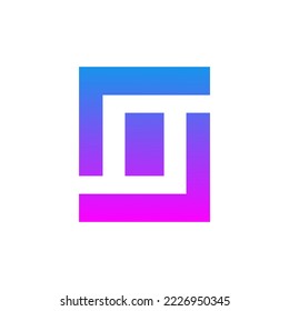 Eine farbige Logo-Design-Vektorvorlage