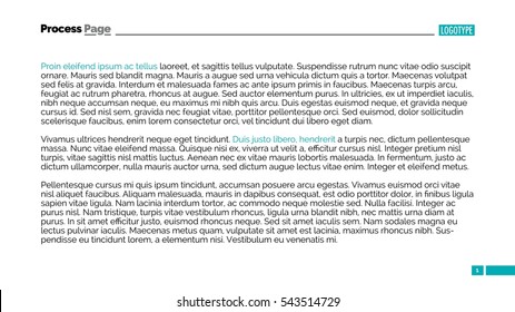 One column page template