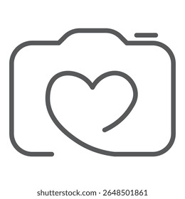 Un dibujo continuo de corazón y signo de amor de forma de color. Símbolos florecientes y románticos en estilo lineal simple. Trazo editable. Ilustración vectorial Doodle
