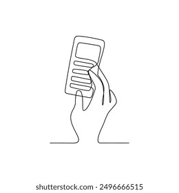 One continuous line drawing of counting money vector illustration. Economic themes in simple linear style vector design concept. Investment is process of allocating resources like money and home.