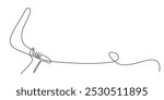 one continuous line drawing of hand throwing boomerang.one line drawing of australian weapon boomerang.one line vector icon of boomerang weapon.single line illustration
