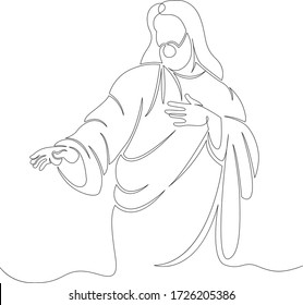 11,300 Jesus outline Images, Stock Photos & Vectors | Shutterstock