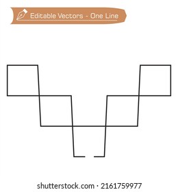 One Continuous Line Drawing Of Modified Square Shapes.
Vector Outline Of Square Shapes. Geometry Vector Illustration
From Square Shapes To Icons, Logos, Symbols. Applied To Screen Printing Or Web.