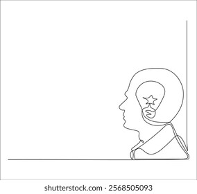 One continuous line drawing of page corner or book corner . single line illustration of page corner.  page corner illustration. editable vector