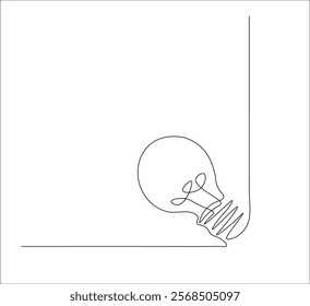 One continuous line drawing of page corner or book corner . single line illustration of page corner.  page corner illustration. editable vector