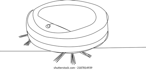 ein Strangziehroboter mit Staubsauger