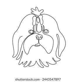 One continuous line drawing