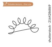 One continuous line drawing of Spiral vector icon, swirl line outline simple style isolated. Metal spiral flexible wire elastic.