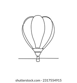 One continuous line drawing of traditional transportation. vehicle design in simple linear style. transportation design concept vector illustration