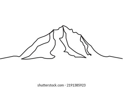 2,423 Volcano line art Images, Stock Photos & Vectors | Shutterstock