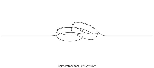 One continuous line drawing