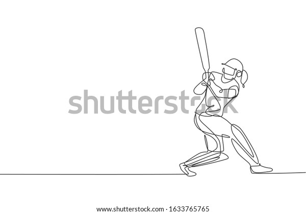 Featured image of post Cricket Bat Line Drawing Always stand facing the bowler with your draw a line in your turf from the middle wicket