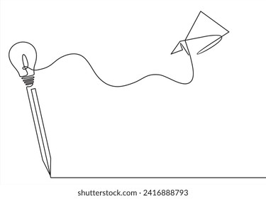 	
One continuous line of Paper Airplane drawn. Thin Line Illustration vector concept. Contour Drawing Creative ideas.	
