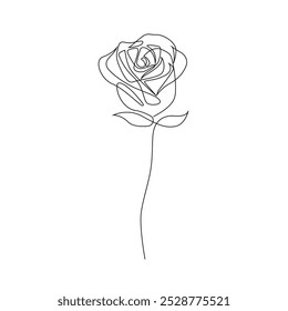 uma linha contínua rosa ilustração