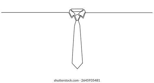 one continuous line tie.formal clothing accessories,office suits,business people's clothing