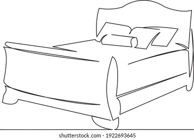 Bed Line Illustration Images, Stock Photos & Vectors | Shutterstock