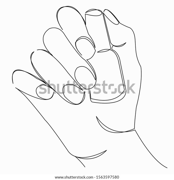 One Continuous Single Drawing Line Art Stock Vector (Royalty Free ...