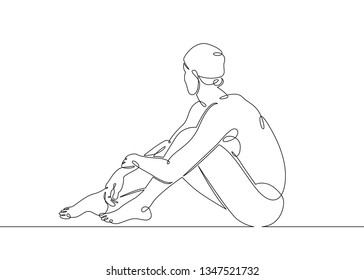 One continuous single drawn line art doodle water, swimmer, swim, athlete, sport, healthy, fitness, gym, swimming. Isolated image  hand drawn outline  white background.Concept of sport and recreation.