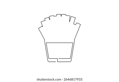 Um contínuo único desenho linha arte doodle manequim, vestido, moda, feminino, Manequim única linha arte ilustração vetor. Vetor editável.