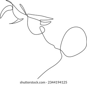 Un dibujo continuo de una sola línea de una mujer y un hombre. Abrazos de una pareja joven, amantes, mujeres y hombres. Doodles. Romántico.