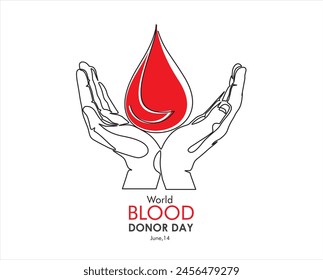 Un dibujo continuo de una sola línea de la mano da sangre aislada en el diseño minimalista de fondo blanco.