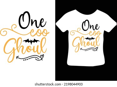 One Coo Ghoul svg design