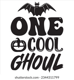 Ein coole Ghoul T-Shirt Design Vectordatei