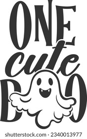 One Cute Boo - Boo Halloween