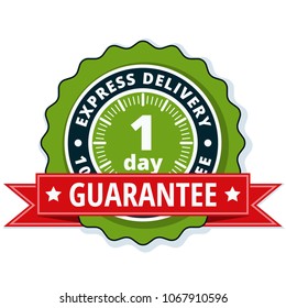 One Day Express Delivery illustration