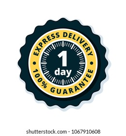 One Day Express Delivery illustration
