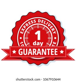 One Day Express Delivery illustration
