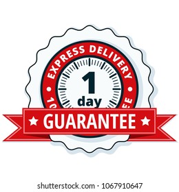 One Day Express Delivery illustration