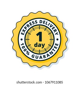 One Day Express Delivery illustration