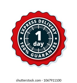 One Day Express Delivery illustration